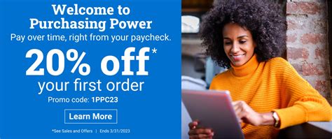 purchasing power promo code|Purchasing Power Promo Codes